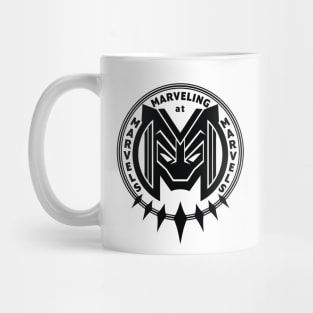 Marveling Logo: Big Cat (black) Mug